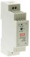 Gude MEAN WELL HDR-15-12 Hutschienennetzteil 15W 12V DC, anthrazit