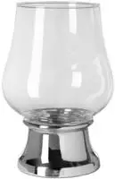 Fink Windlicht "PALINA" Kerzenhalter mit Glas, vernickelt