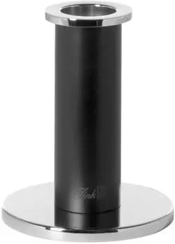 Fink Stabkerzenhalter 12cm, schwarz, silberner Fuß (140241)