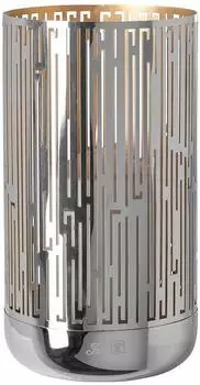 Fink BRIANO Windlicht vernickelt, 13x24cm (146347)