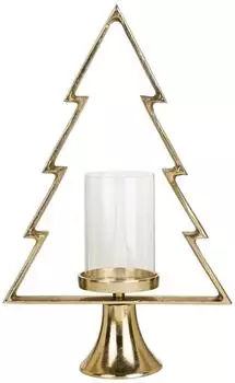 Eglo Mukayle Deko-Tannenbaum Kerzenhalter, Metall gold, H50cm (422427)