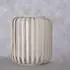 Boltze Windlicht Viki aus Eisen, rund, beige (2045506)
