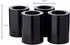 Edzard Cornelius Teelichthalter schwarz, 4er-Set, Ø 6cm, H 8cm (EDZA-77731)