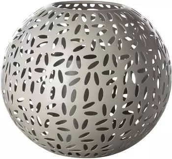 Fink DARIA Windlicht Kugel, Eisen, grau, Ø 24cm (146343)