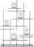 Fink PALADIN Teelichthalter 5-flammig, Glas/Edelstahl, silber, H.70cm (94422114-0)