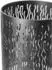 Fink BACCUS Bodenwindlicht, Edelstahl/Eisen, schwarz/silber, H82cm Ø36cm