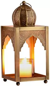 Marrakesch Orient & Mediterran Interior Orientalische Deko-Laterne Teelichthalter (am-a0180-s-mk)