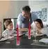 Relaxdays Stabkerzenhalter aus Glas, 6er-Set, transparent, 5,5x5,5cm (10045206)