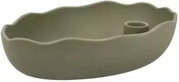 Goebel Moss Shadow Kerzenhalter, Porzellan, grün, 21cm (GOE-23123251)