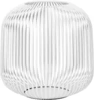 Blomus Laterne Lito, Wei&szlig;, Metall, bauchig, 27 cm, Dekoration, Windlichter &