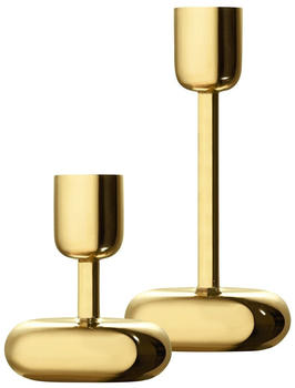 iittala Nappula Kerzenhalter messing Geschenkverpackung 2-er Set (1063110)