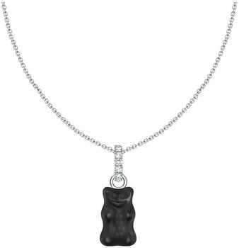 Thomas Sabo HARIBO Kette mit Goldb&auml;ren-Anh&auml;nger schwarz