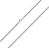 Materia Königskette Damen 2,5 mm rhodiniert diamantiert