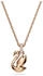 Swarovski Swan Anhänger Schwan Klein Schwarz Roségold-Legierungsschicht (5678046)