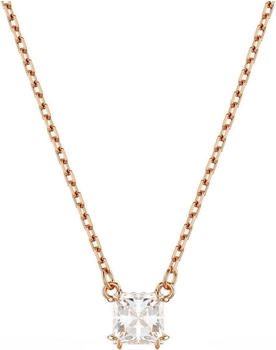 Swarovski Stilla Attract Anh&auml;nger Kissenschliff Wei&szlig; Ros&eacute;gold-Legierungsschicht (5701904)