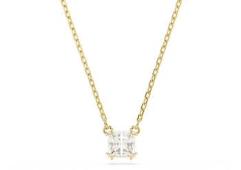 Swarovski Stilla Attract Anh&auml;nger Kissenschliff Wei&szlig; Goldlegierungsschicht (5693153)
