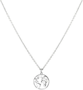 PURELEI World Map Kette silber