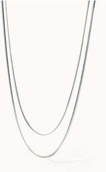 PURELEI Two Layers Kette silber
