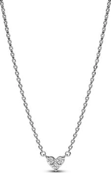 Pandora Triple Stone Heart Silver 45 cm (393014C01-45)