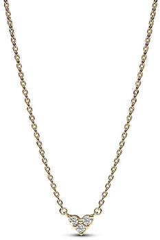 Pandora Triple Stone Heart Gold 45 cm (363014C01-45)