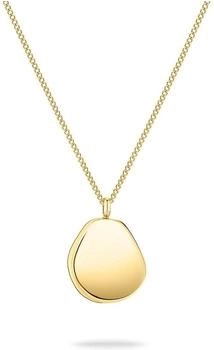 Liebeskind Edelstahl Halskette Gold für Damen - The Organic Pendant - 500 mm (LJ-1433-N-50)