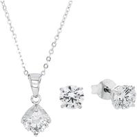 Amor Schmuckset "9964963, 9964888 Halskette und Ohrringe" (Set, 4 Stk. tlg.) mit