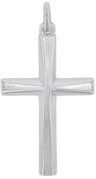Amor Kreuz Motivanhänger silberfarben (9066506)
