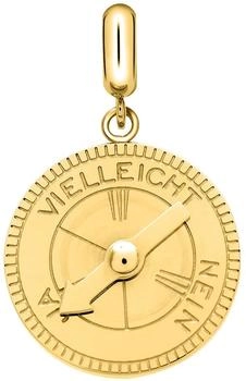 Liebeskind Charm Anhänger Edelstahl Gold für Damen (LJ-1654-P-15)