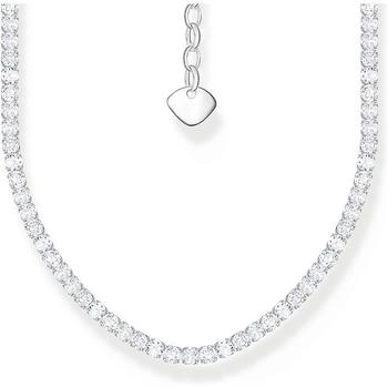 Thomas Sabo Kette in Tenniskettengliederung mit Steinen Silber Weiß mit Zirkonia (KE2303-051-14-L42V)