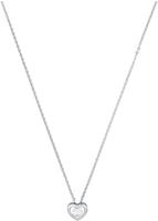 Amor Kette mit Anh&auml;nger "Herz" mit Zirkonia (synth.)