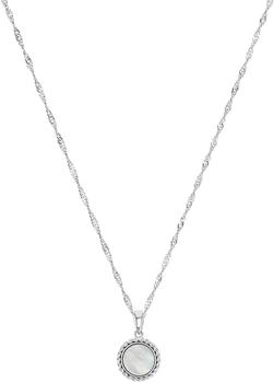 Amor Kette mit Anhänger mit Perlmutt Silber 925 (2036016)