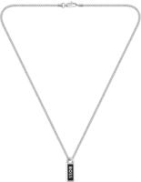 BOSS Kette mit Anh&auml;nger "KASSY EMBLEM" mit Emaille