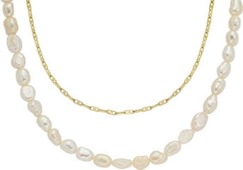Fossil Heritage Halskette Gold Edelstahl für Damen (JF04728710)
