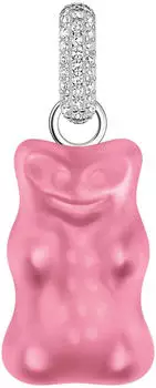 Thomas Sabo Großer Anhänger Goldbären mit Steinen Silber (PE967-052) pink