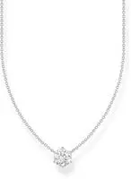 THOMAS SABO Kette mit Anh&auml;nger "Zirkonia-Anh&auml;nger" mit Zirkonia (synth.)