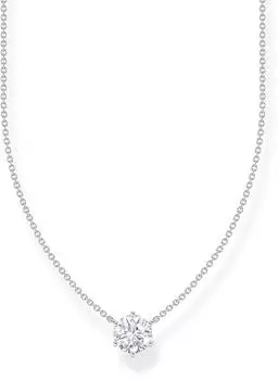 Thomas Sabo Kette mit wei&szlig;em Zirkonia-Anh&auml;nger Silber (KE2210-051-14)
