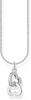 Thomas Sabo Kette mit Anhänger verschlungene Herzen Silber (KE2267-051-14)