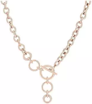 Tamaris Chunky Chain Kette Edelstahl, ros&eacute;gold (TJ-0207-N-45)