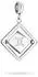 Liebeskind The Gemini Charm Sternzeichen Zwillinge, Edelstahl, silber (LJ-1348-P-25)