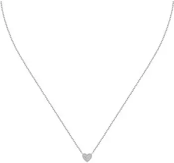FAVS Halskette 925er Silber 15 Zirkonia Herz (89147204)