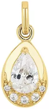 Amor Anhänger "Tropfen" Gelbgold 375 mit Zirkonia (2039160)
