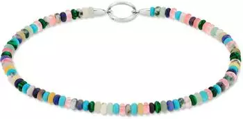Tamaris Fußkette "All About Beads" Edelstahl mehrfarbig Damen (TJ-0632-A-26)