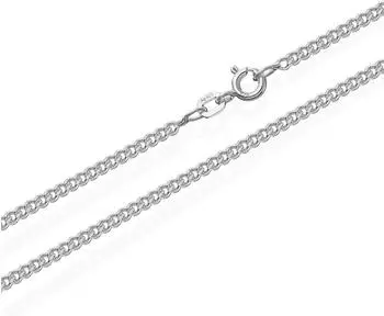 NKlaus Panzerkette 925 Sterlingsilber, diamantiert (925)