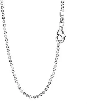 NKlaus Kugelkette diamantiert 925 Silber 1,5mm 40cm (8205)