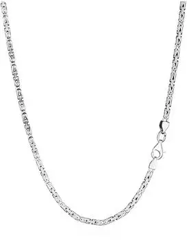 NKlaus Königskette 925 Silber, 4fach diamantiert, 2mm