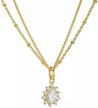 Thomas Sabo Doppelkette Zirkonia weiß, Damen (KE2294-M01-14-L45V)