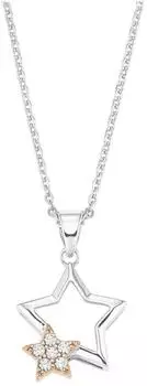 Amor Kette mit Anh&auml;nger "Sterne" Silber 925 Zirkonia Damen (68284631-0)