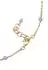 Elli Fußkette Achat Beads blau, 925 Silber vergoldet (0702880618_22)