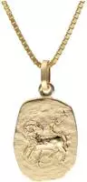 trendor 15382-04 Widder Sternzeichen Gold 333 / 8K mit vergoldeter Silberkette