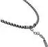 Police Fleshy Halskette Edelstahl, silber/gun, Herren (PEAGN0006201)
